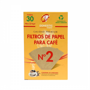 Filtros Domestic N° 2 x 30 un