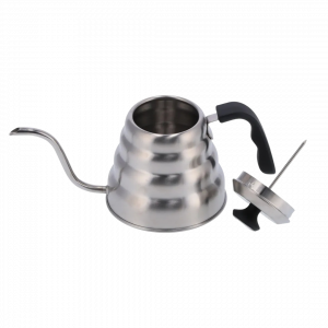 Kettle cuello de cisne inox con termómetro 