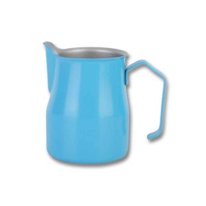 Pitcher Para Arte Latte Acero Celeste