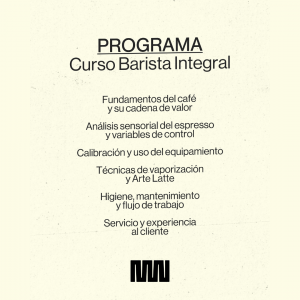 Curso Barista Integral