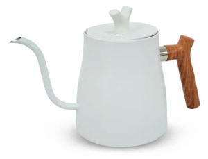 Kettle Cuello de cisne Blanca Con madera 1.5 LTS