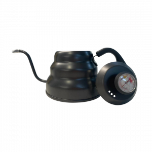 Kettle cuello de cisne negra con termómetro 1.000 ml