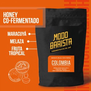 Café de especialidad Colombia Maracuyá Honey Co- Fermentado
