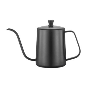 Pitcher Cuello De Cisne Con Tapa Negra 600 Ml 