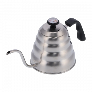 Kettle cuello de cisne inox con termómetro 
