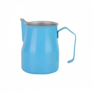 Pitcher Para Arte Latte Acero Celeste